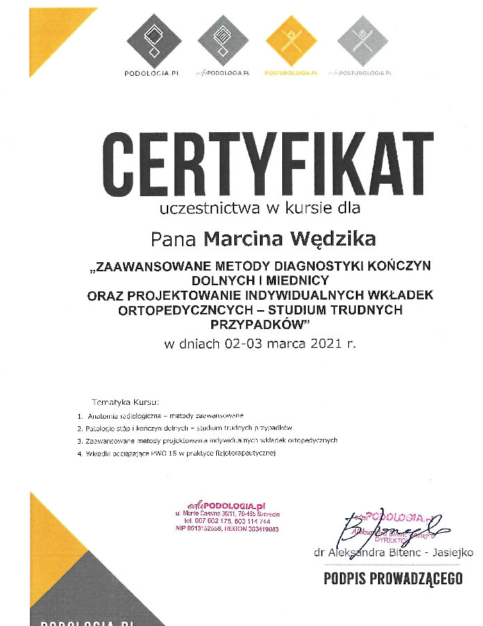 certyfikat