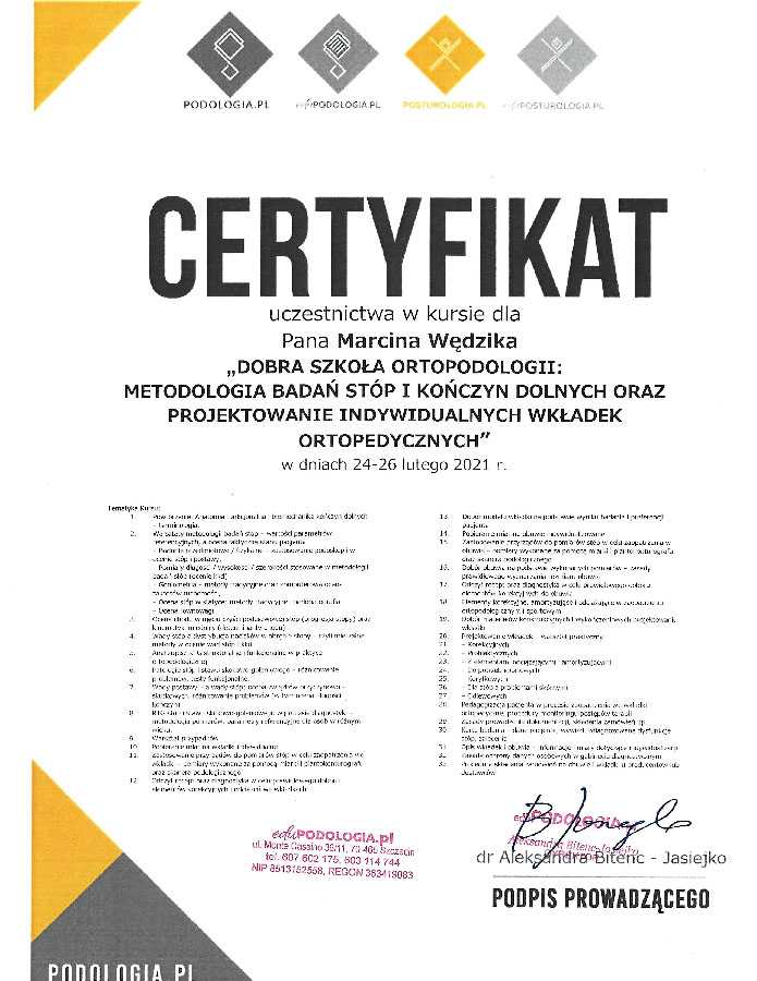 certyfikat